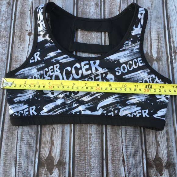 Justice girls sports bras size 36; lot of 2; soccer - Picture 4 of 11
